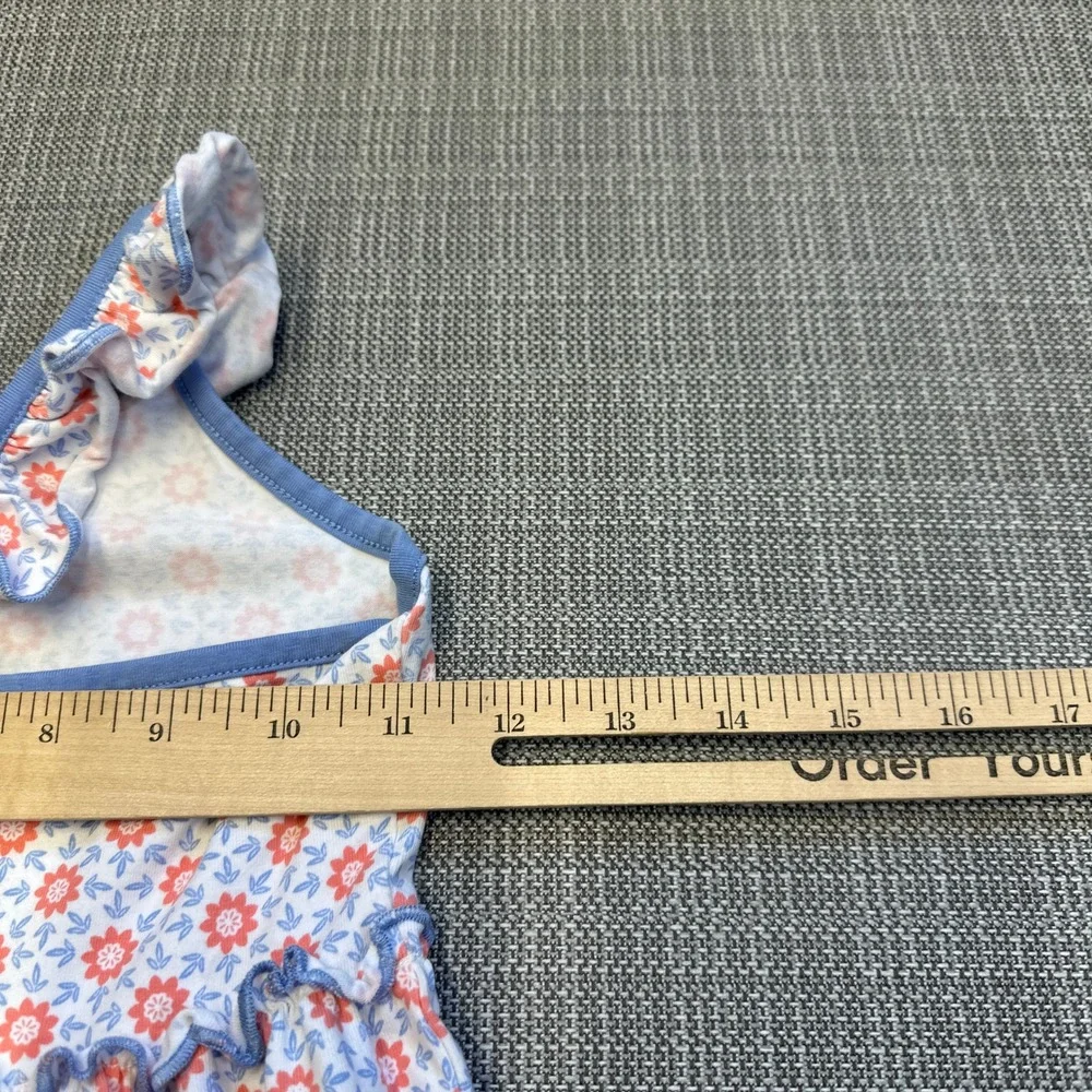 Serendipity Foral Ruffle Tiered Dress 4T 5T Summer Shrimp &‎ Grits Easter Photo